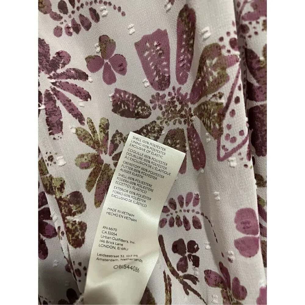 Free People Clarissa floral printed blouse Medium